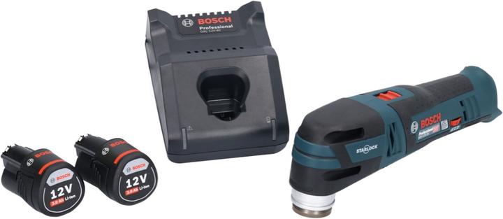 Image du produit Bosch Professional Bosch GOP 12V-28 Professional Battery Multi Cutter Starlock Brushless + 2x Battery 3.0 Ah + Charger