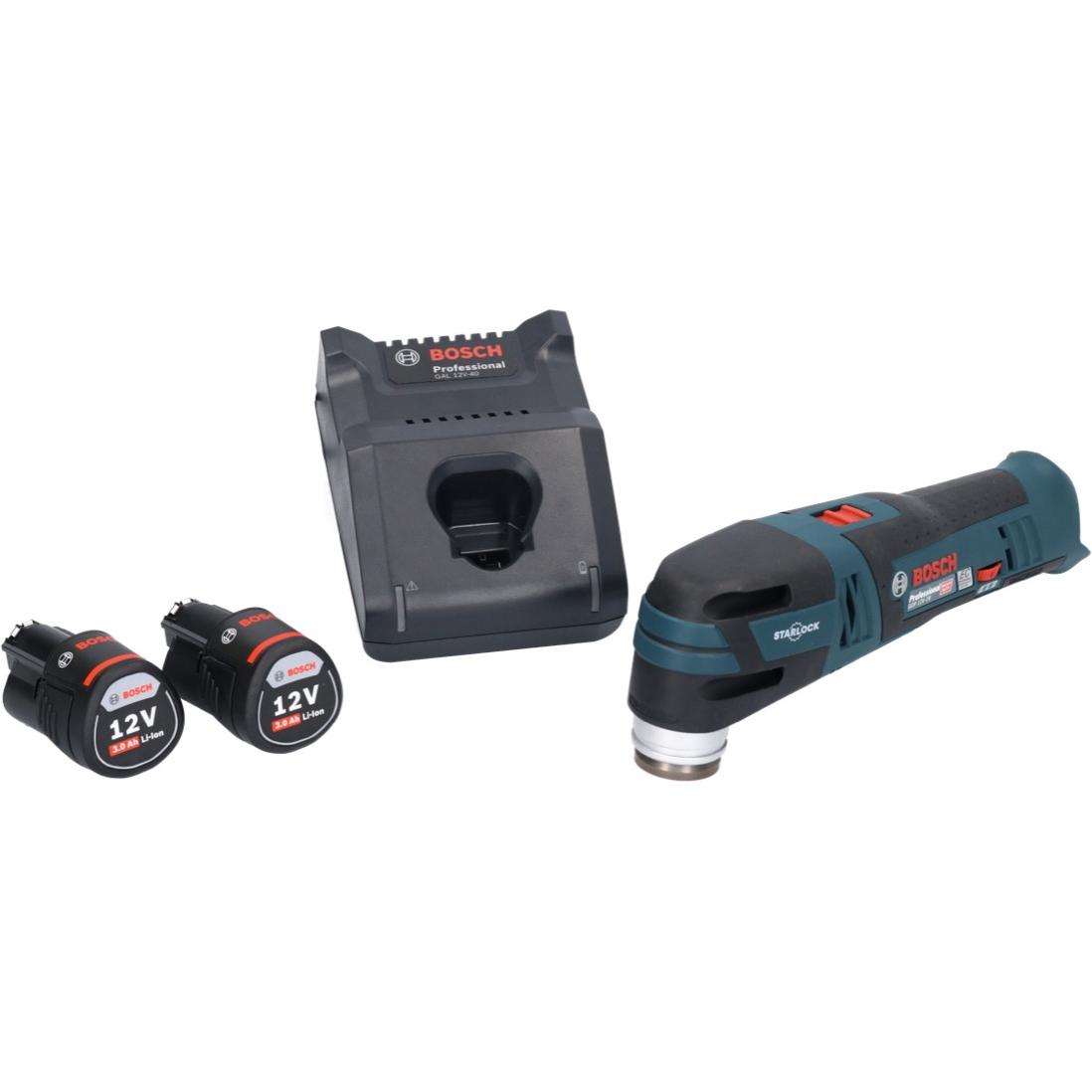 Thumbnail - Bosch Professional, Multifunktionswerkzeug, Bosch GOP 12V-28 Professional Akku Multi Cutter Starlock Brushless + 2x Akku...