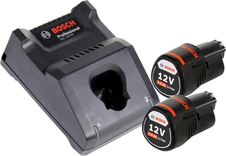 Productafbeelding Bosch Professional GOP 12V-28 Professionele Accu Multi-Cutter Starlock Brushless + 2x Accu 2.0 Ah + Lader