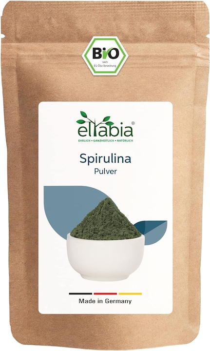 Immagine prodotto Eltabia Spirulina biologica in polvere | Qualità premium di cibo crudo (Polvere)