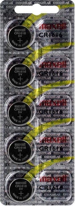 Actual product image Maxell Button cell CR1616 (5 pcs., CR1616, 55 mAh)