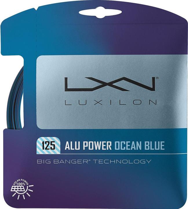 Actual product image Luxilon ALU Power 125 string set Ocean Blue