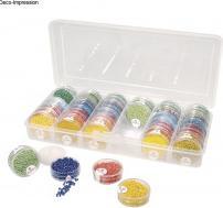 Image du produit Rayher Boîte de rangement pour les perles de rocaille