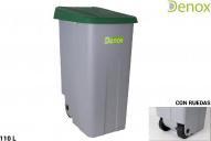 Denox Recyclingbehälter 110l. geschlossene grüne Höhle (110 l)