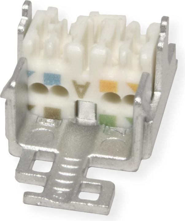 Actual product image Telegärtner CAT 6a Keystone UniversalModule according to EIA/TIA 568A (Keystone module)