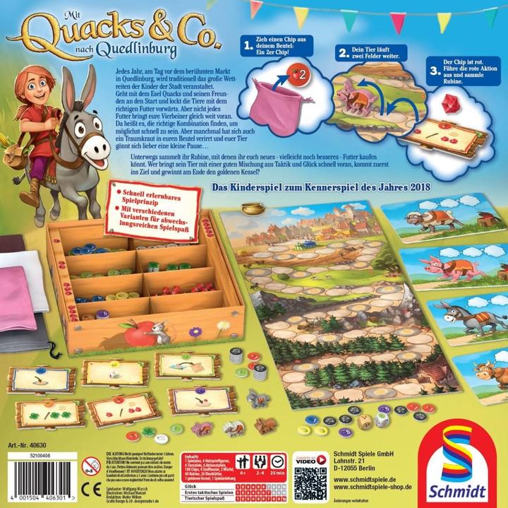 Produktbild Schmidt Spiele Mit Quacks Co. nach Quedlinburg (Deutsch, 2 - 4 Spieler)