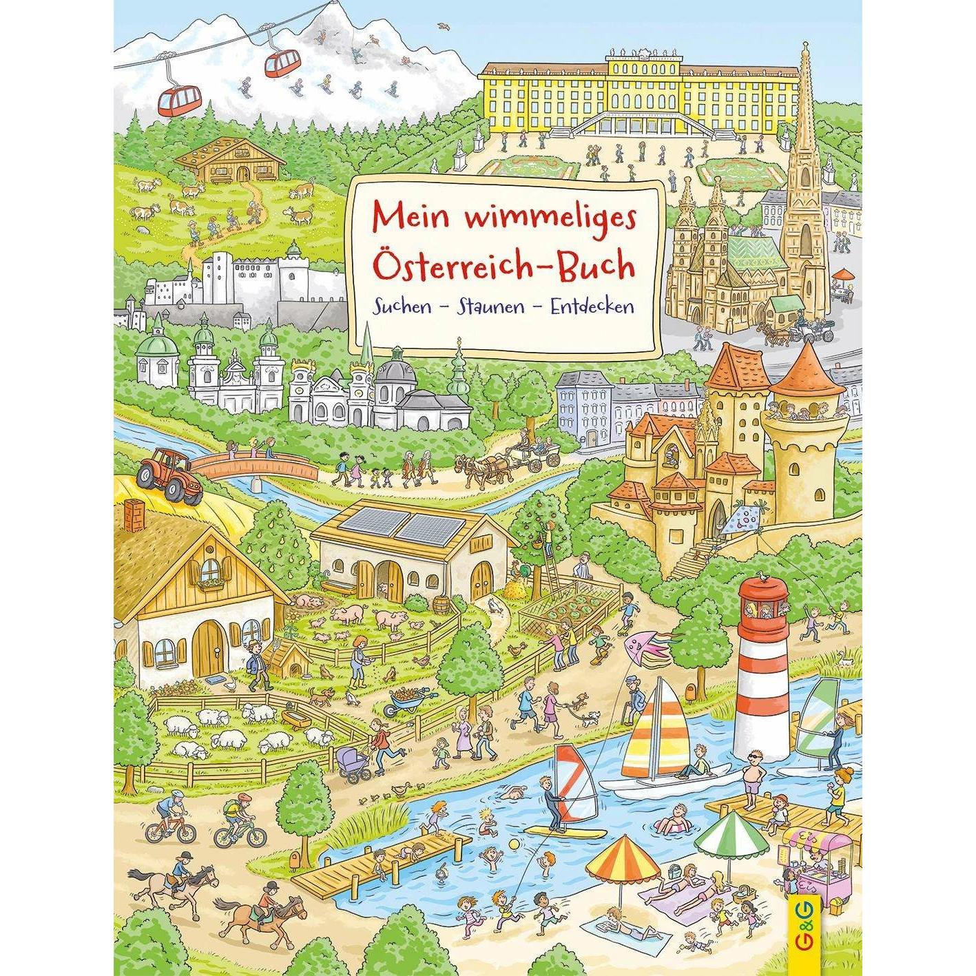 Mein wimmeliges Österreich-Buch, Kinderbücher von Edith Thabet