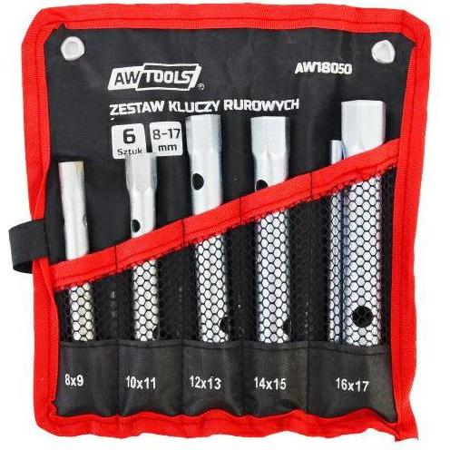 Awtools, Schraubenschlüssel, Tubularschlüssel 6 PCs. /8mm-17mm// (8 mm, 10  mm, 14 mm, 11 mm, 12 mm, 17 mm, 15 mm, 13 mm...