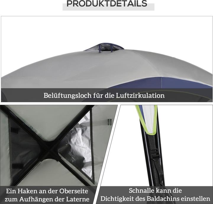Produktbild Outsunny Pavillon (400 cm, 400 cm)