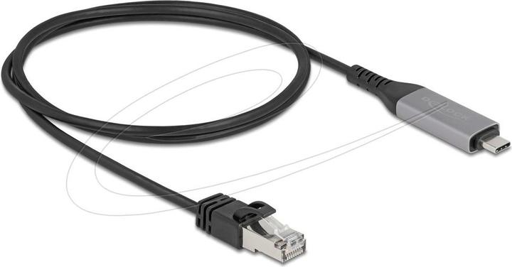 Produktbild Delock USB LAN Kabel USB Type-C zu RJ45 Gigabit Ethernet 1 m (CAT6, 1 m)