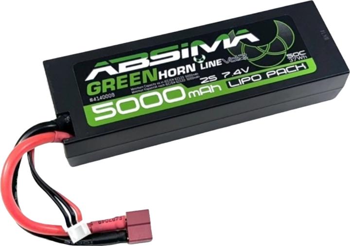 Image du produit Absima LiPo Stick Pack 7.4V-45C 5000 Hardcase (7.40 V, 5000 mAh)