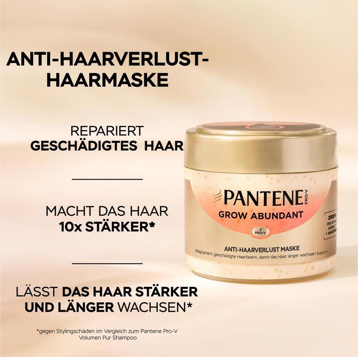 Actual product image Pantene Pro-V Grow Abundant Anti-Haarverlust Haarmaske Haarmaske 300 ml (300 ml)
