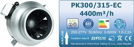 Immagine prodotto Prima Klima Ventilatore tubolare EC 300 / BLUE Multispeed