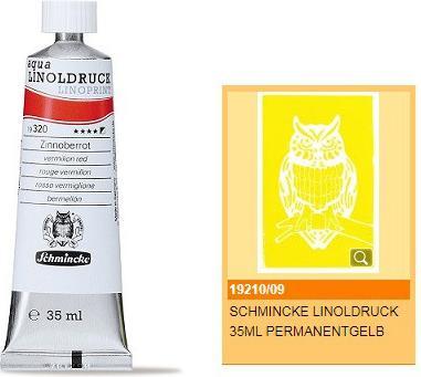 Image du produit Schmincke Encre linogravure jaune permanent (Jaune, 35 ml)
