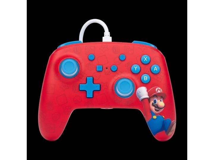 Produktbild PowerA Verbesserter kabelgebundener Controller für Nintendo Switch – Woo-hoo! Mario (Switch)