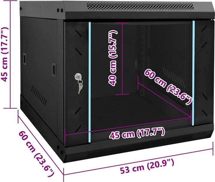 Produktbild VidaXL Netzwerkschrank (32193.48 HE)