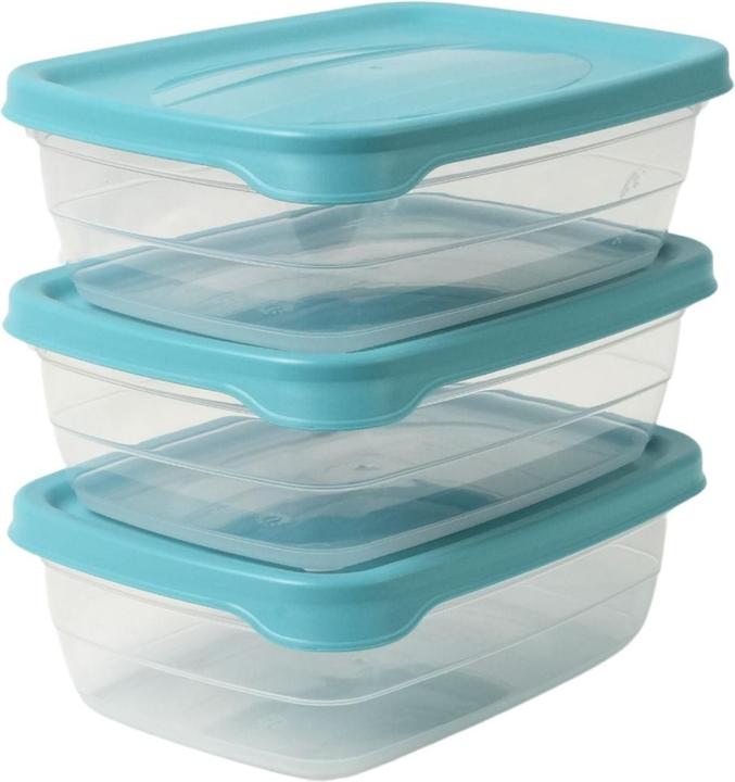 Produktbild Hobby 3er-Set Boxen Aufbewahrungsdosen Meal-Prep-Dosen Frischhaltedosen (2 l)