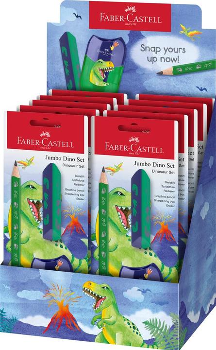 Actual product image Faber-Castell Schreibset Dino Jumbo Bleistift + Acc. (HB, 1 x)