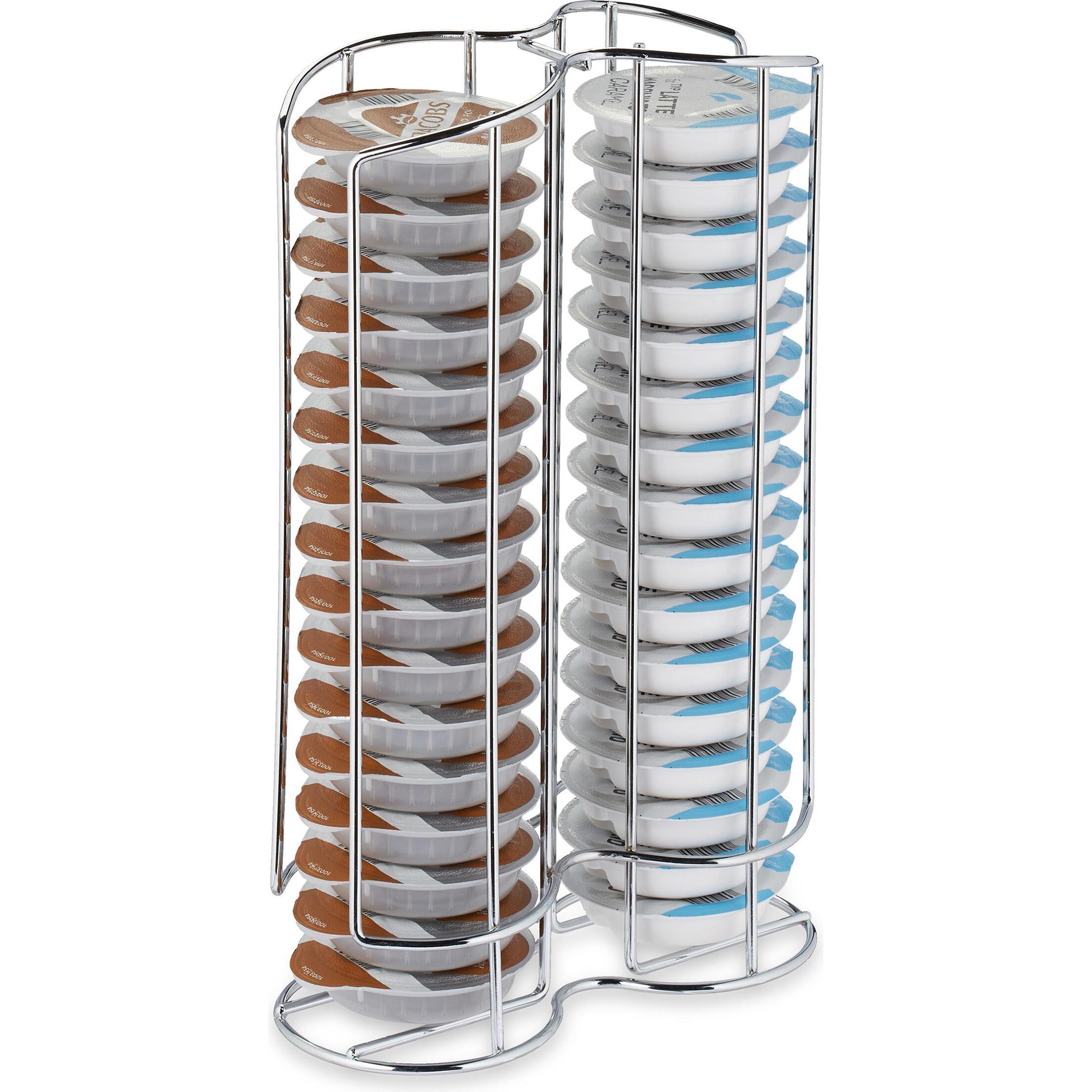 Relaxdays Portacapsule, Accessori per macchine da caffè, Argento