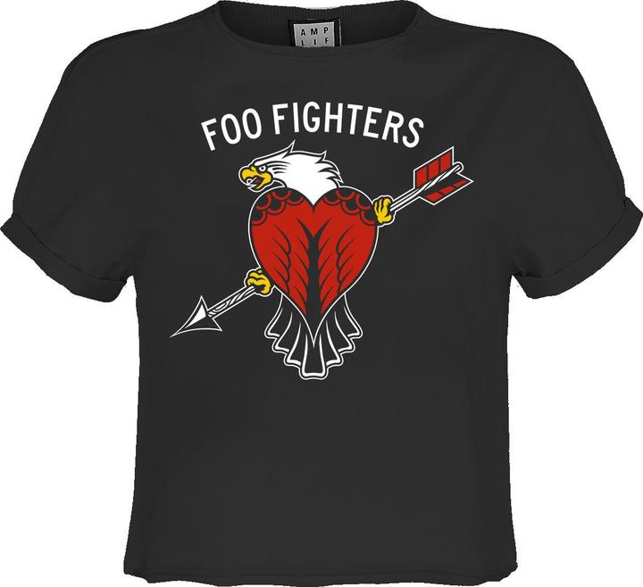 Immagine prodotto Amplified Eagle Tattoo Maglietta Corta Foo Fighters Donna (L)