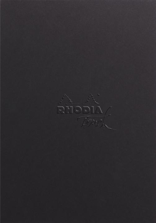 Image du produit Rhodia Touch Mixed Media Pad, papier Paint'On extra-blanc 250g - A5 portrait, 20 feuillets - Noir (250 g/m², 280 x)