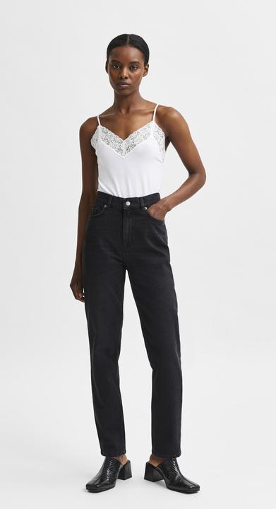 Produktbild Selected Gerippt Spitze TENCEL™ LYOCELL Oberteil (S)