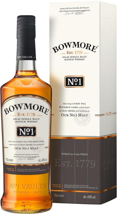 Actual product image Bowmore No. 1 (Single Malt, Scotch whisky, 1 x 70 cl)
