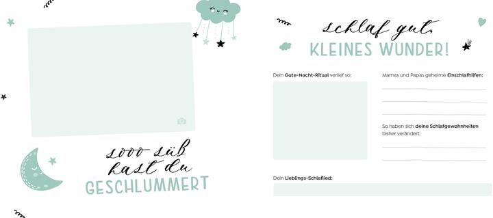 Produktbild Kleines Wunder, grosses Glück - Babyalbum für dein erstes Jahr (Handlettering) (Deutsch, 2020)