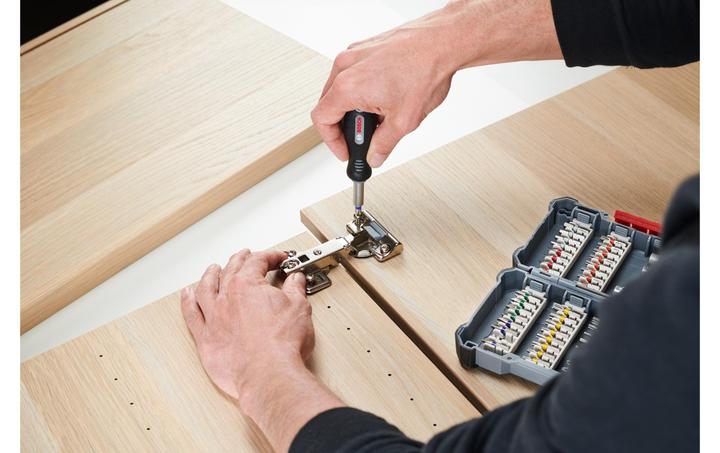 Actual product image Bosch Professional Zubehör Screwdriver bit set, 45 pieces (Hexagonal, Cross Phillips PH, Cross Pozidriv PZ, Hexagon socket TX)