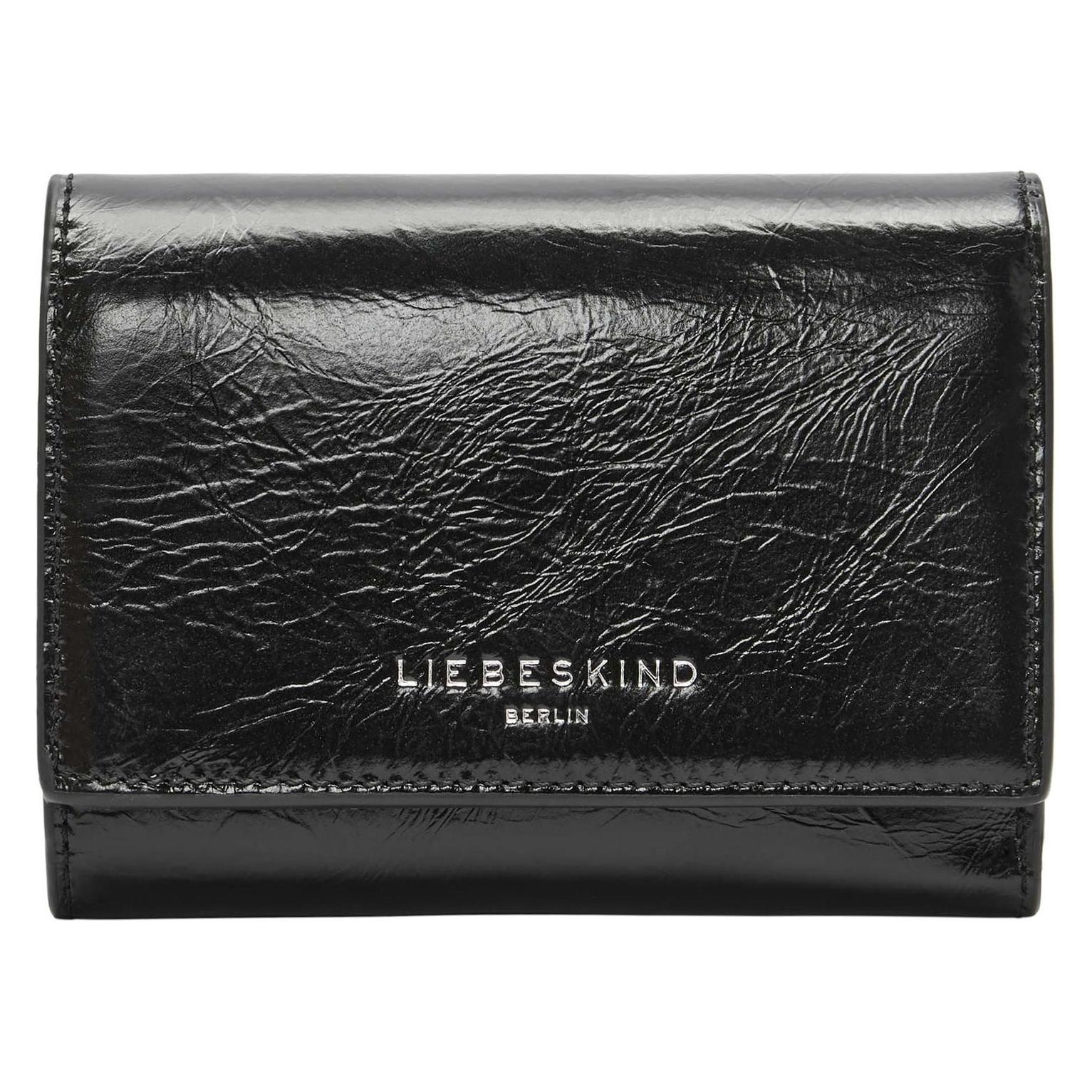 Liebeskind Berlin, Damen, Portemonnaie, Geldbörse Linn, Schwarz