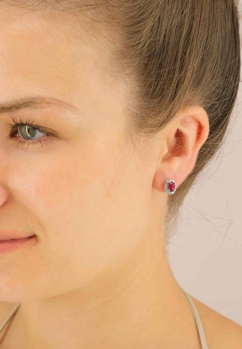 Image du produit Muau Boucles d'oreilles (Or blanc 750)