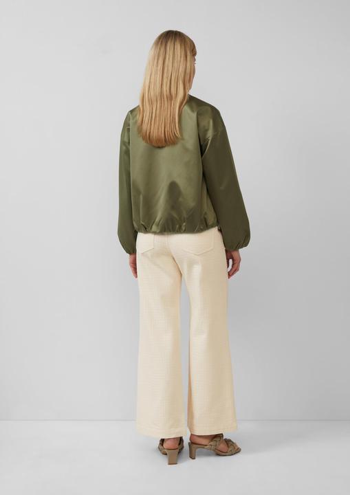 Immagine prodotto S.Oliver Outdoor-Jacke Satinierter Oversize-Blouson mit elastischem Saum (38)