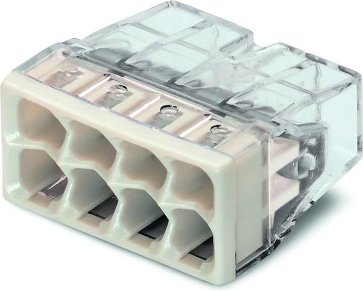 Produktbild Wago COMPACT Steckklemme, 8 x 0.5 - 2.5mm², grau, VPE 10 Stk.