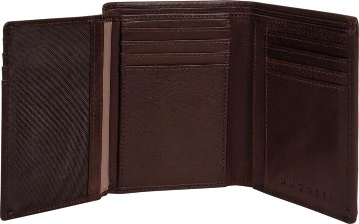 Actual product image Bugatti Neaples Geldbörse RFID Schutz Leder 9 cm