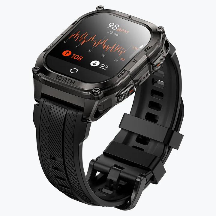 Actual product image Kospet Smartwatch Tank M4 Schwarz