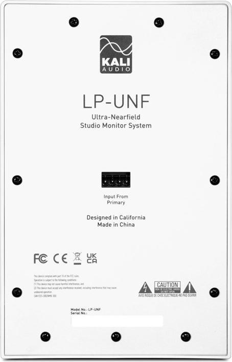 Actual product image Kali Audio LP-UNF (Pair) WHITE (Active, Pair, 1x 160 W)
