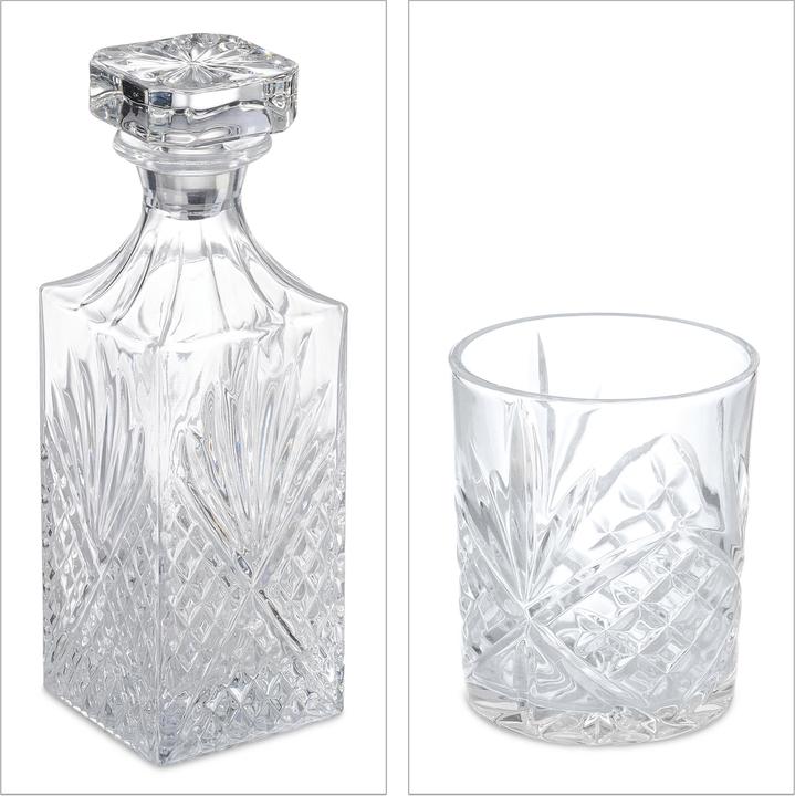 Productafbeelding Relaxdays 5-delige whisky set (8 dl, 1 x, Whiskyglas)