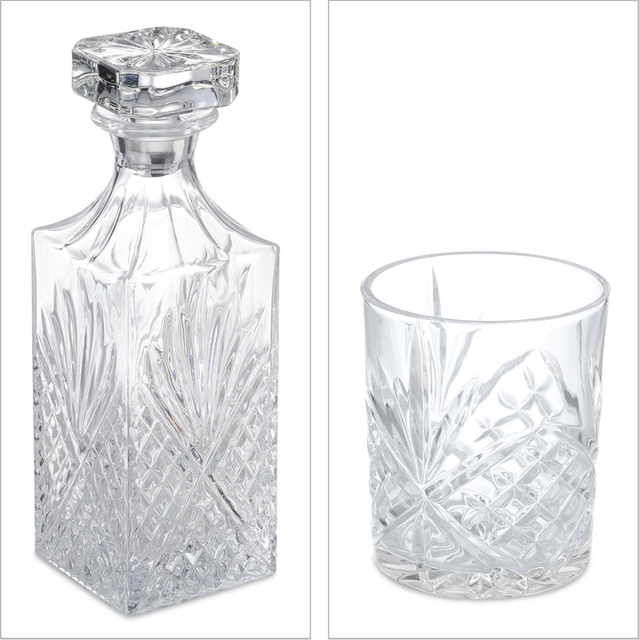 Actual product image Relaxdays 5-piece whisky set (8 dl, 1 x, Whisky glass)
