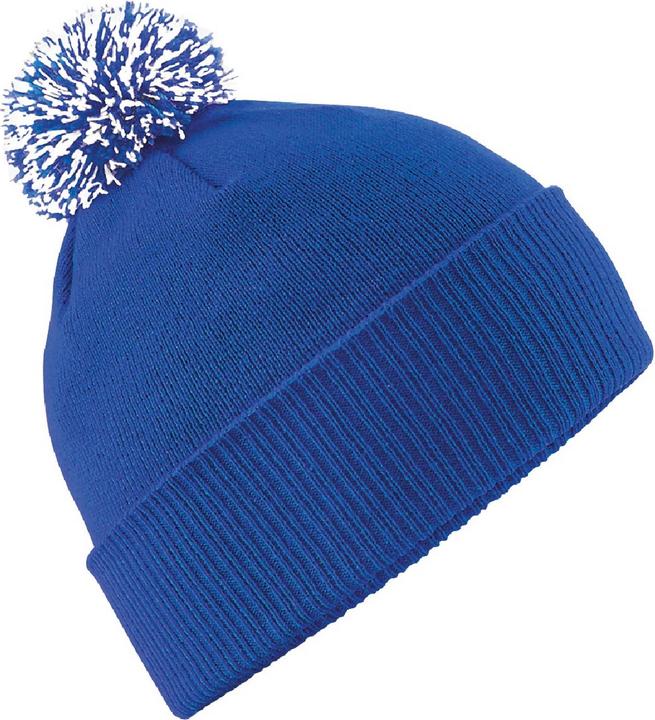 Kräftiges Königsblau, Weiss