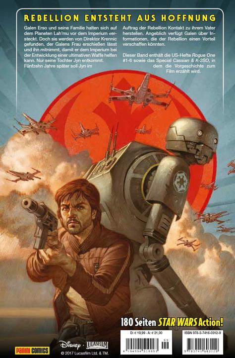 Produktbild Panini Star Wars Comics: Rogue One - A Star Wars Story (Deutsch, Jody Houser, 2017)