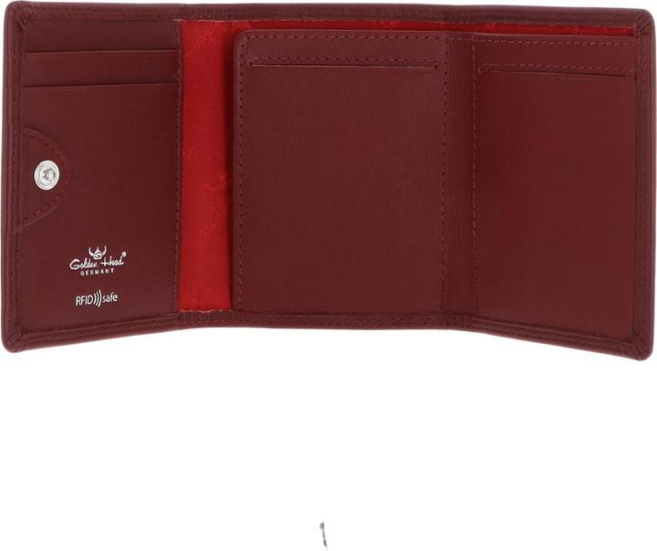 Actual product image Golden Head Polo wallet RFID protection leather 8 cm