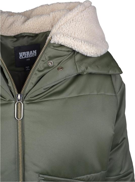 Produktbild Urban Classics Ladies Sherpa Hooded Jacket (XL)