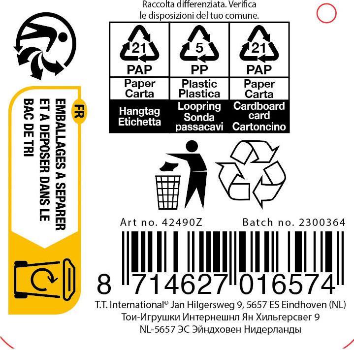 Image du produit Toi-Toys Set de badminton Adrenix dans un sac de voyage, 4 pièces.