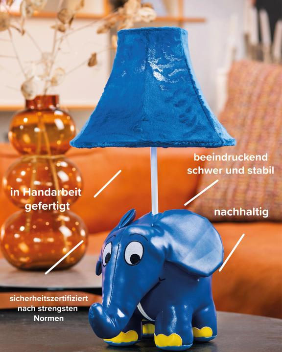Image du produit Happy Lamps Eléphant de l'émission "Sendung mit der Maus", lampe de table LED, faite à la main (450 lm)