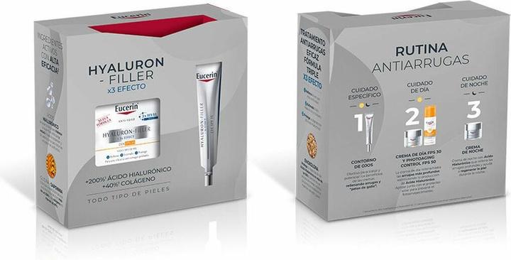 Eucerin Hyaluron Filler Day Spf 30 Set 2 Pieces - Moisturizing And Sun Protection (Kit de soins du visage)