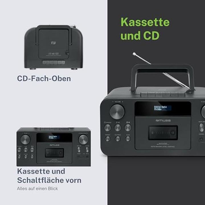 Image du produit Muse M-182 DB (DAB+ DAB, DAB, FM, Bluetooth)