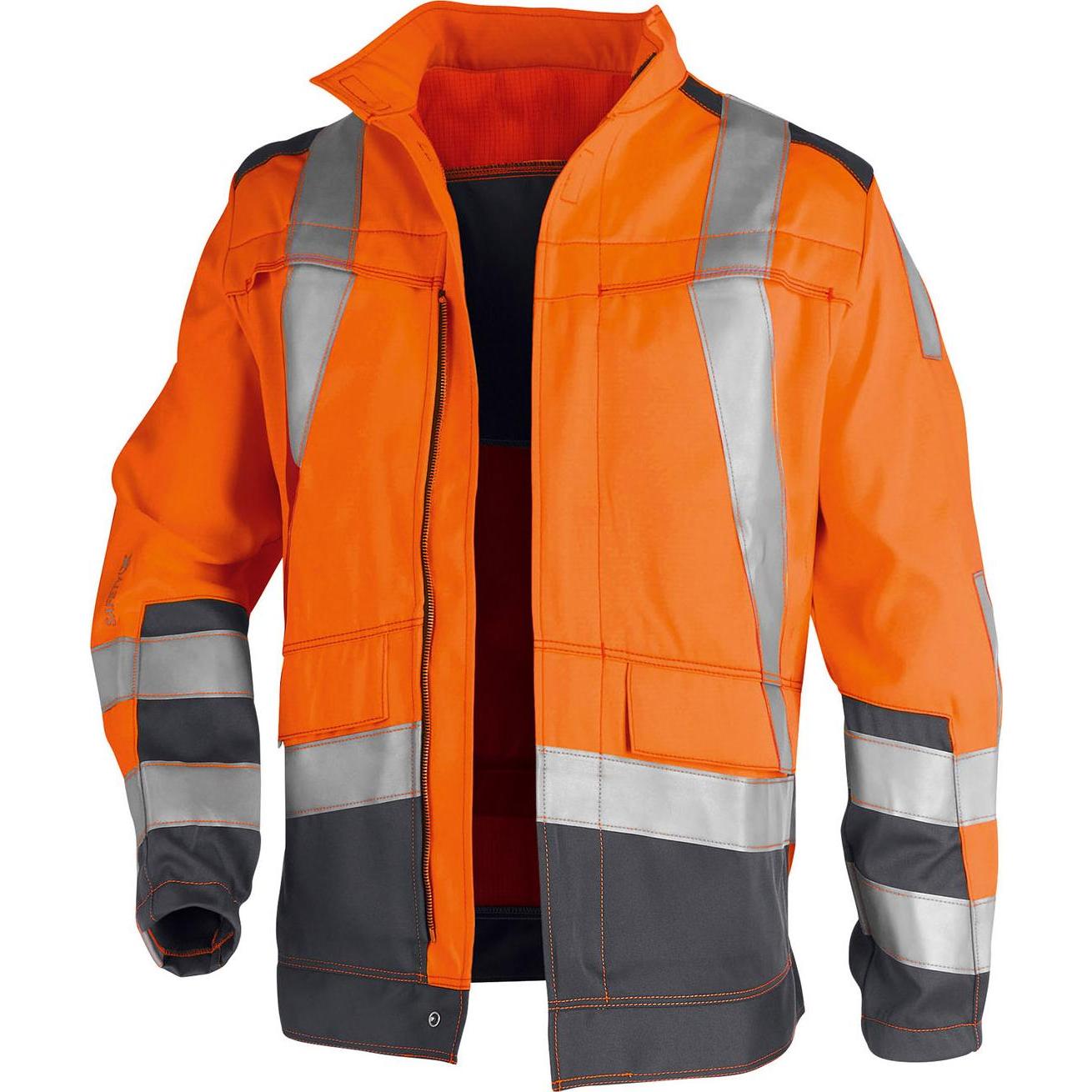 Kübler, Arbeitsjacke, unisex Warnjacke PSA SAFETY X7 warnorange, anthrazit Grösse 98 (98)
