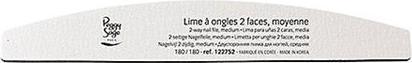 Produktbild Peggy Sage 2-Way Nail File Medium File For Double Sided Claw 180/180 Crescent