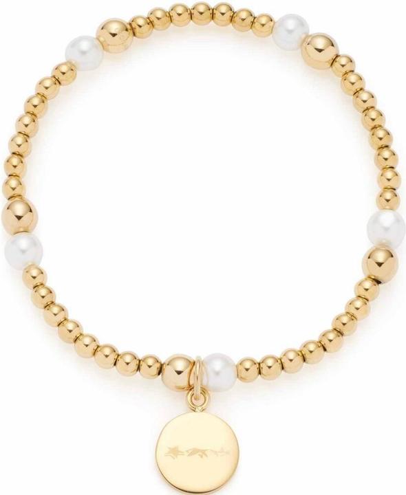 Produktbild Leonardo Armband (6.50 cm, Edelstahl, Imitationsperlen)