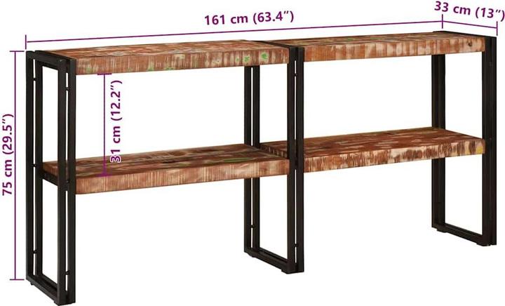Image du produit vidaXL Konsolentisch (160 x 33 x 75 cm)